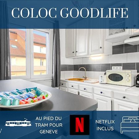 Homey Coloc Goodlife - Colocation Moderne - Chambres Privees - Wifi Et Netflix - Au Pied Du Tram Pour Geneve Ambilly Kültér fotó